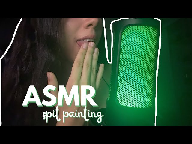 ASMR | o MELHOR spit painting 👄💦