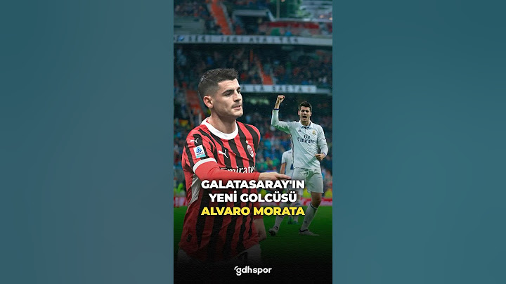 ⭐️ Galatasaray'ın yeni golcüsü: Álvaro Morata