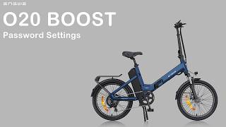 O20 BOOST Password Settings