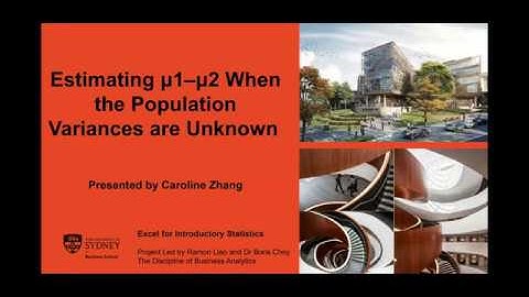 [Excel for Introductory Statistics] Chapter 5 - Episode 4 - CI for Two Means (2)