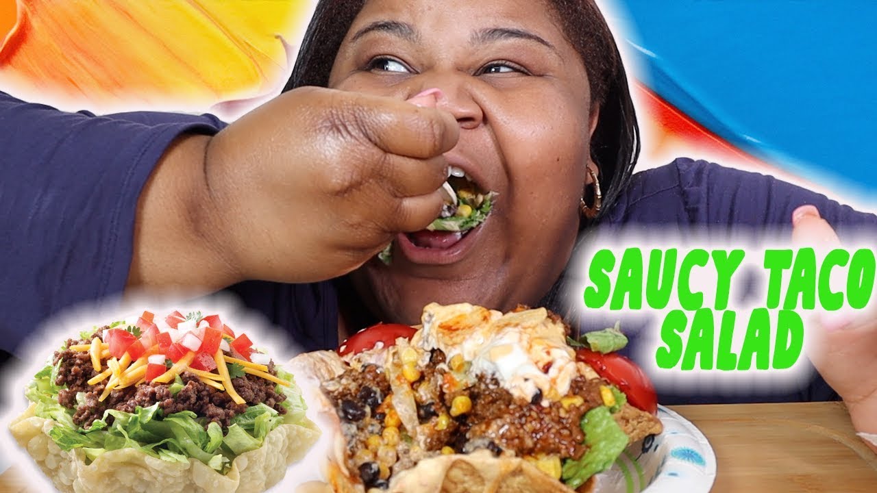 SALAD WEEK DAY 3| cook with me| taco seasoning recipe| SAUCY TACO SALAD