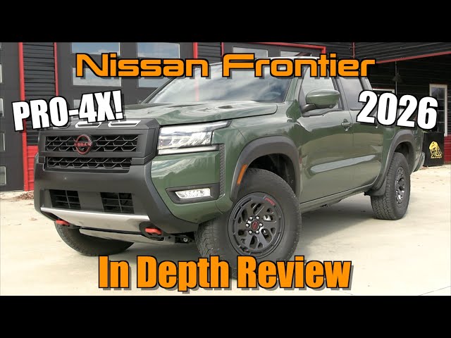 Video: 2026 Nissan Frontier PRO-4X: Start Up, Test Drive & In Depth Review