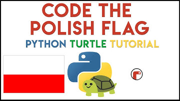 Python Turtle - Code the Polish Flag Tutorial