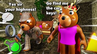 PLAY AS KING DOGGY AND SHERLOCK HOLMES DOGGY IN ROBLOX DOGGY'S FUNERAL CH. 2!! | Piggy Fangame