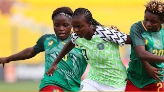 AWCON SEMI FINALS NIGERIA 4-2  CAMEROON PENALTIES 2018