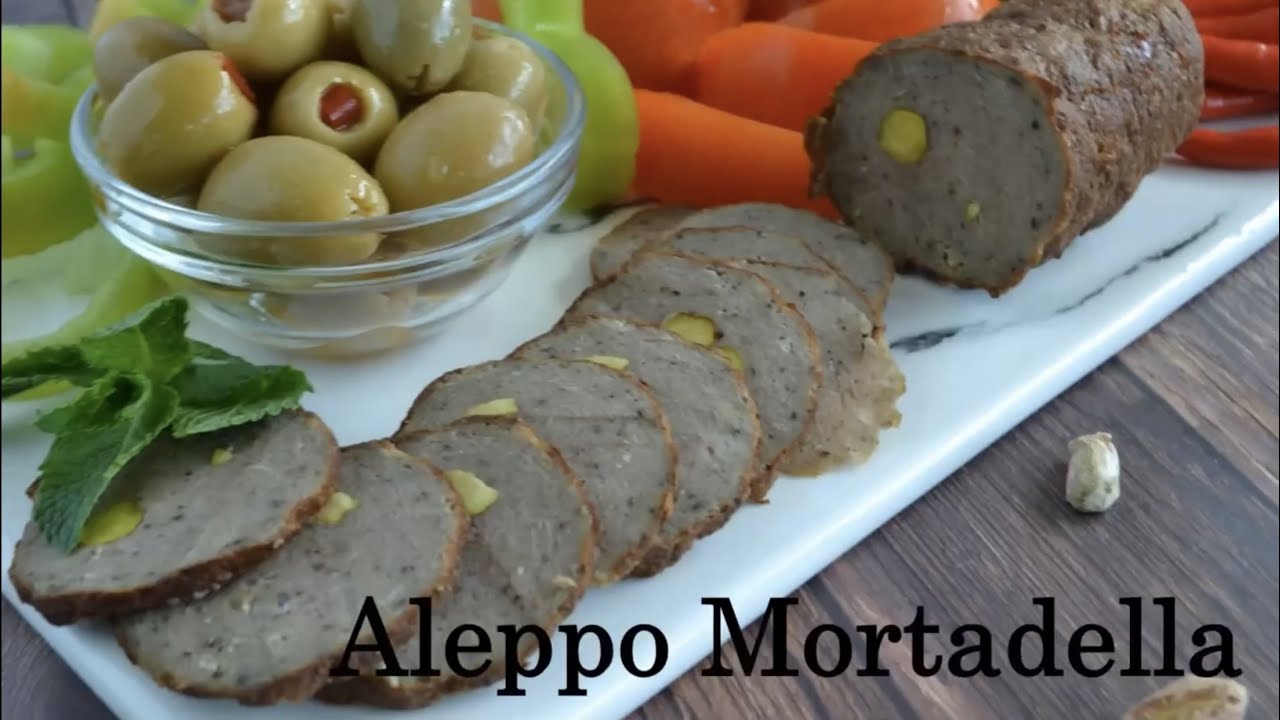Aleppo beef mortadella المرتديلا الحلبية YouTube