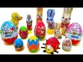 Easter surprise eggs and bunnies for kids