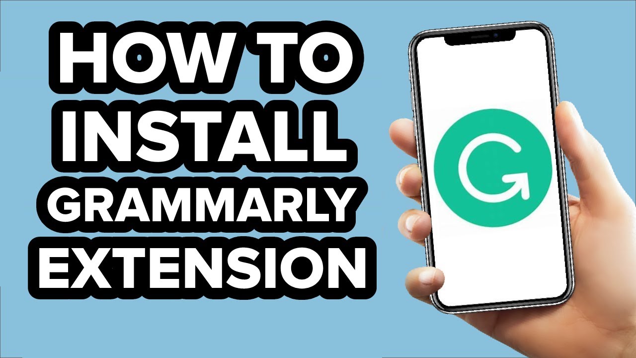 How to install Grammarly Extension (2022) YouTube