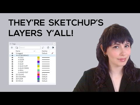 Sketchup - Tags (Irene's Digital Design)