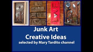 Junk Art Inspo - Recycled Craft Ideas – Found Objects Art Ideas