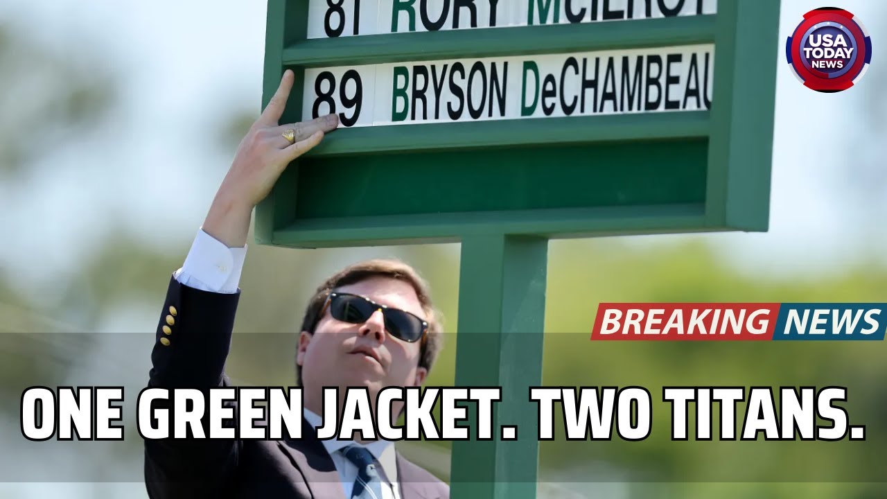 Rory McIlroy vs Bryson DeChambeau: Epic Masters 2025 Final Round Showdown । USA TODAY NEWS