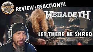First time REACTION/REVIEW Megadeth - Let There Be Shred