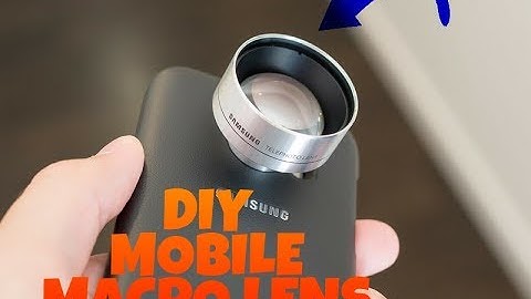 DIY | Mobile macro lens simple | Indian stark