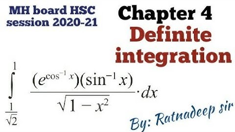 chapter 4 Definite integration/ Exercise 4.2/ Question 2- example No.14 /MH board HSC maths