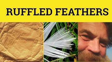 🔵 Ruffled Feathers Meaning - Ruffle Somebody