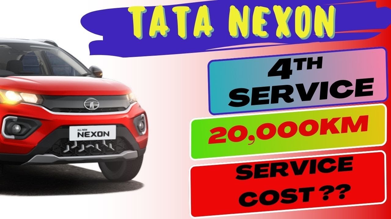 TATA NEXON FOURTH MAJOR SERVICE (20000 km) COST AND DETAILS ! #nexon # ...
