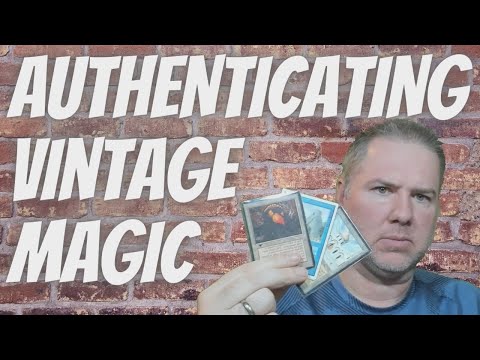 How to Authenticate Vintage Magic Cards and protect yourself from fakes.