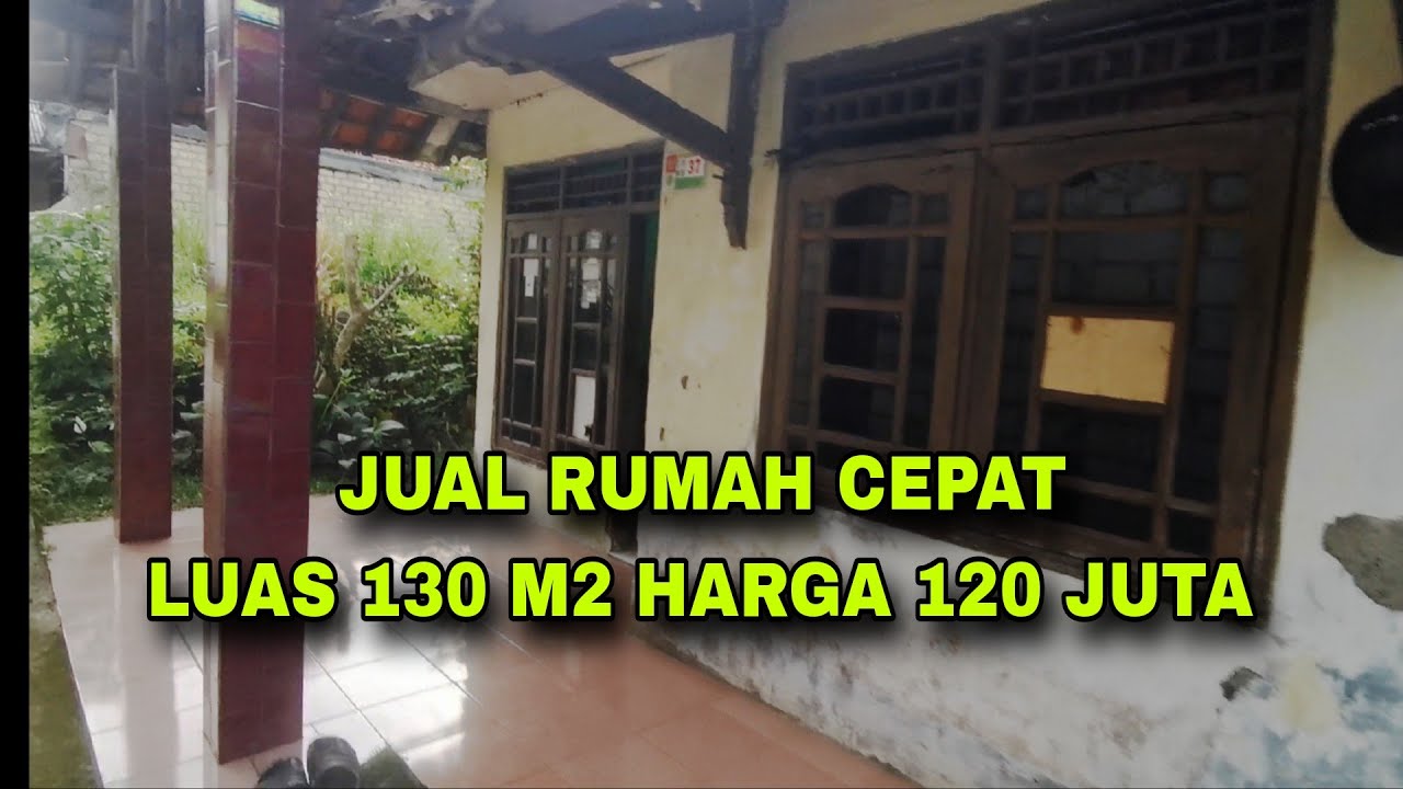 JUAL RUMAH CEPAT 120 JUTA LUAS 130 M2 BELAKANG PERUMAHAN ALAM TIRTA LESTARI CIOMAS BOGOR 