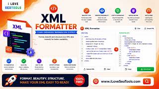 ✨ Free XML Formatter – Format & Beautify XML Online | iLoveSEOTools
