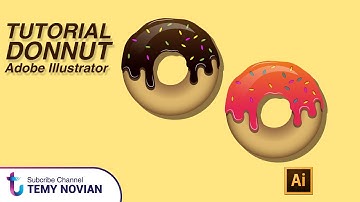 How to make donut in adobe illustrator