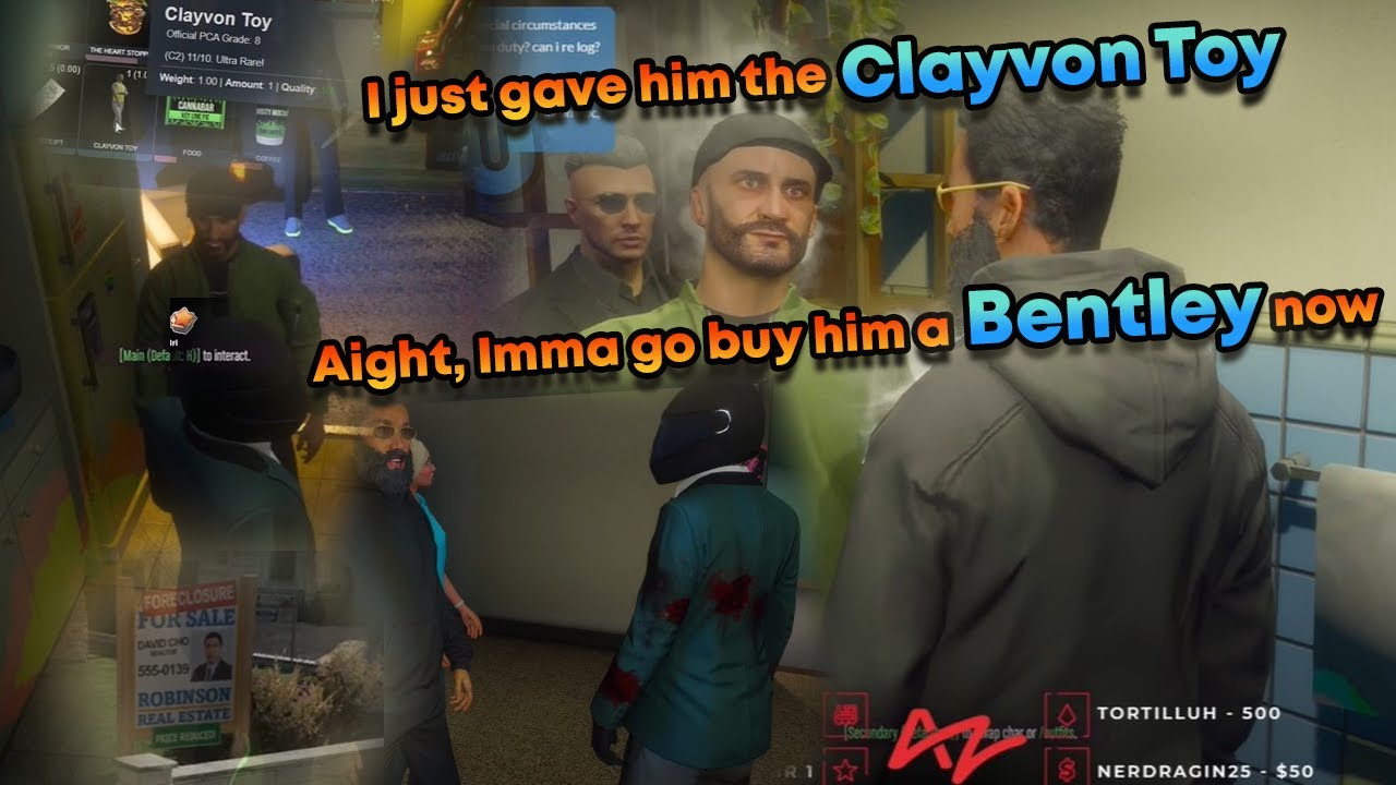 Lang and Tony trying to one up each other | BOTH POVS OF GIFT GIVING | GTA V RP NoPixel 3.0