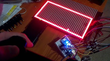 Arduino LED matrix display