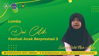 Doa Harian | Syalna Putri Nur Alysia