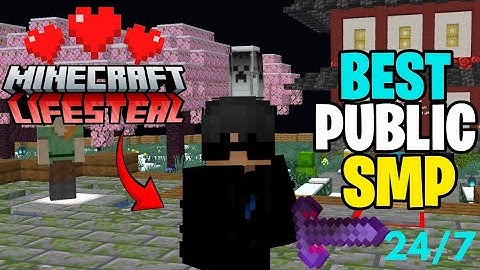 🔥Best Public Lifesteal SMP Minecraft 1.21 |  24/7 Server | Java + PE | Free To Join | Akela Haddi |
