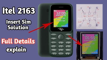 Itel 2163 insert Sim problem | itel keypad mobile Sim problem solution | Itel mobile Sim not working