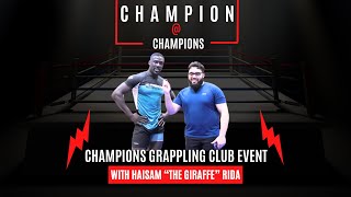 Champion at Champions Masjid: Champions Grappling Club event with Haisam “The Giraffe” Rida