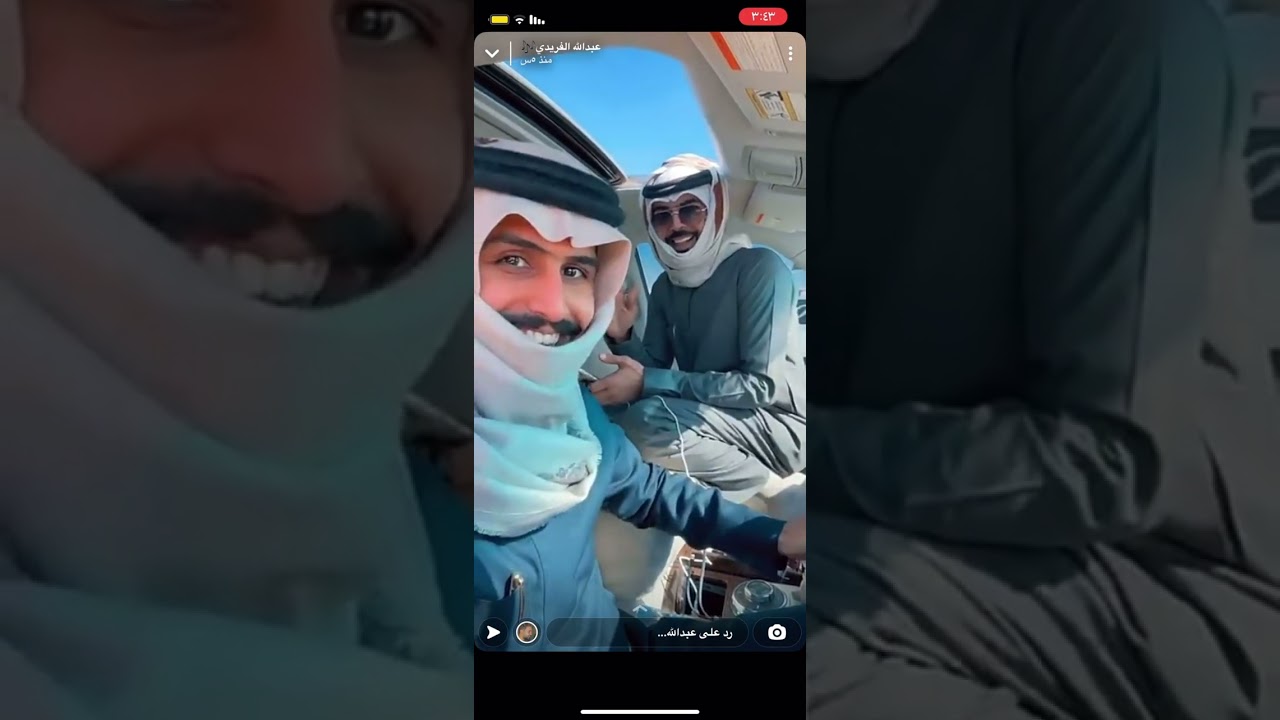 سنابات عبدالله الفريدي و سيف المطيري اليوم الصباح في الصياهد 🫰🏻