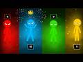 Stickman Party Epic Challenge 🔥 | 4 Colors Battle vs Crazy Levels!