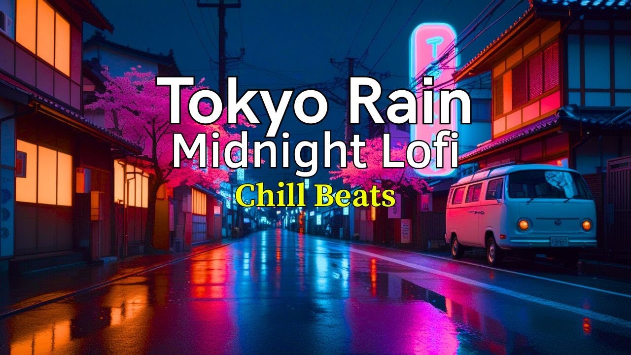 Rainy Tokyo Lofi 🌧️ | Midnight Beats & Vending Machine Glow for Deep Focus & Chill