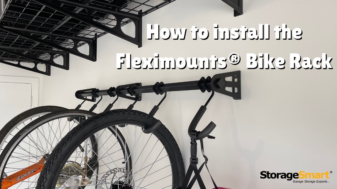 How to install Fleximounts® Wall Mounted Bike Rack - YouTube
