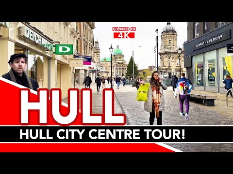 HULL | A walk through Hull City Centre | Kingston Upon Hull including Hull Old Town Walking Tour