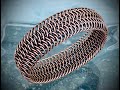 HELI QUINT copper wire bangle bracelet - Flatwearable Artisan Jewelry