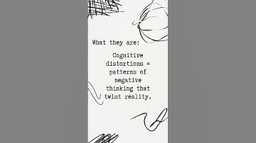 Cognitive Distortion Intro