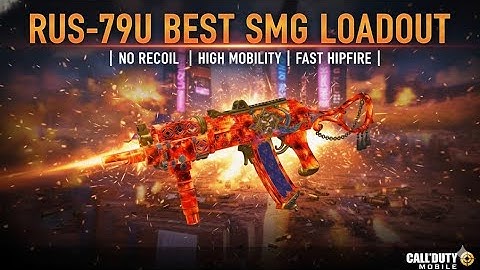 😱 RUS-79U BEST SMG LOADOUT in CODM 🔥No Recoil + High Mobility + Fast Hipfire | Call of Duty Mobile 💀
