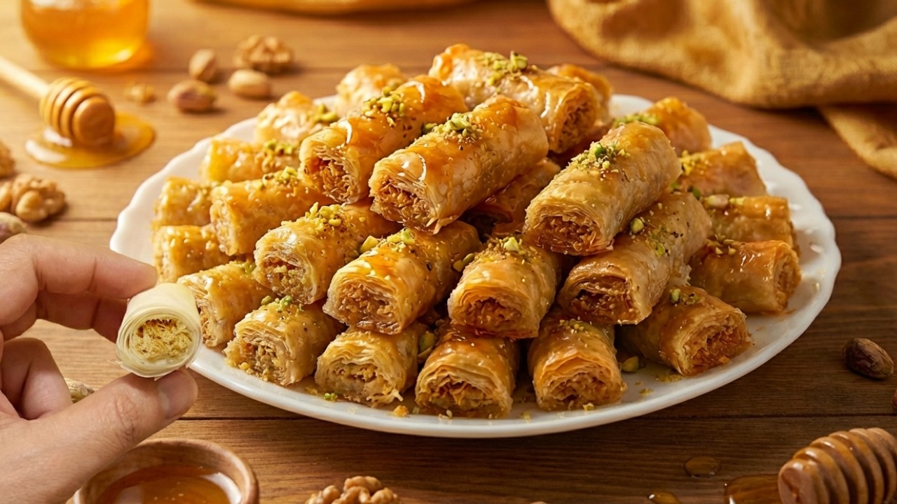 أسرار الحلواني في طريقة عمل الجلاش بالكنافة!