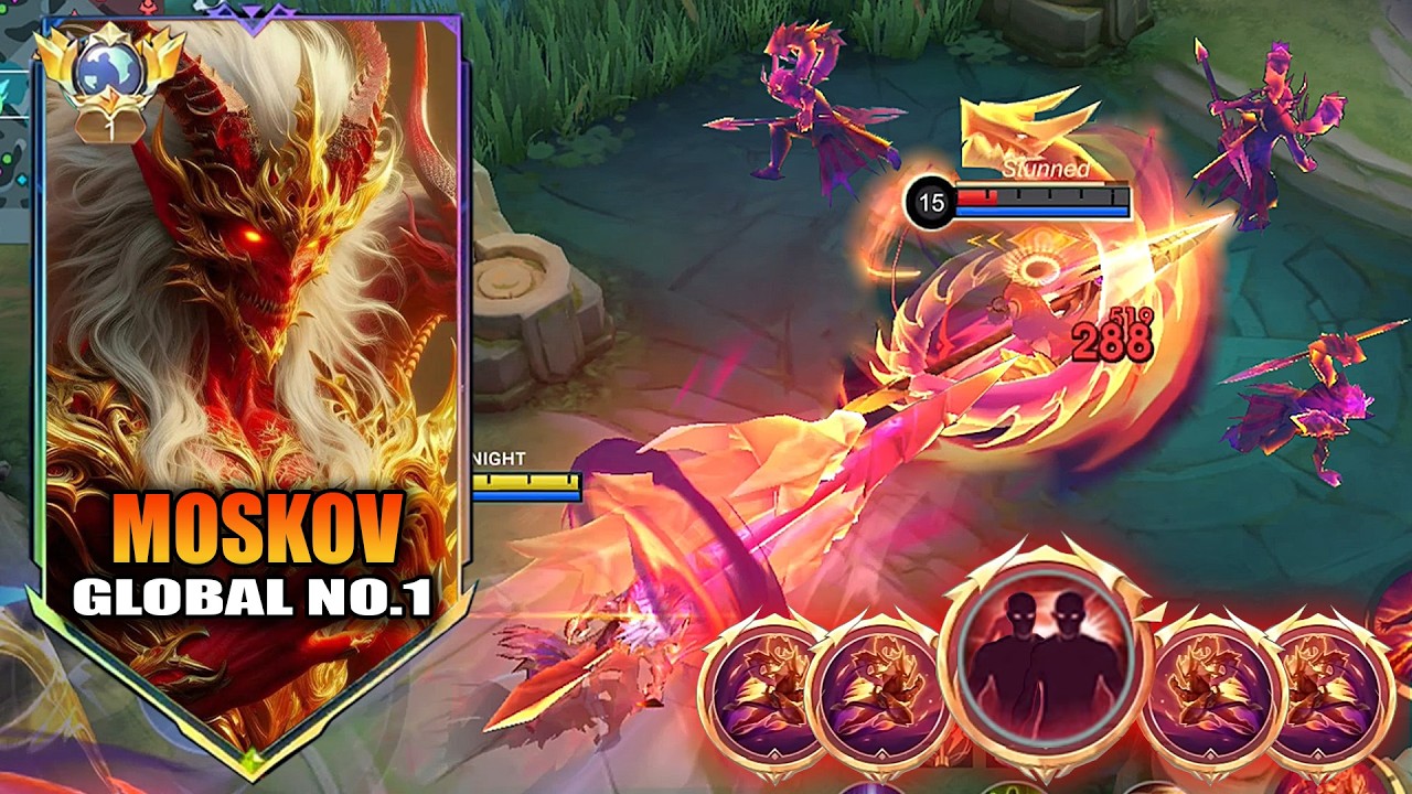 GLOBAL MOSKOV UNLIMITED DASH BUILD + FLICKER + ONE HIT! DON'T LET THEM KNOW YOUR NEXT MOVE!