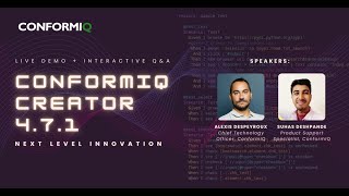 ConformIQ Creator 4.7.1 – Next Level Innovation | Live Demo | ConformIQ