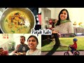 Bengali wife Cooking Punjabi Kadhi Pakoda - Indian Family in Canada