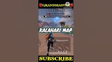 || FREE FIRE || Kalahari map mein confinement ke tower ke uppar ‼️ rank push ‼️ to Grandmaster 😱 🔥🔥🔥