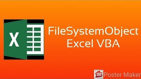 Filesystemobject Excel VBA พร้อมตัวอย่างการสร้างโฟลเดอร์