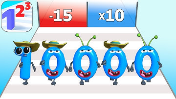 Satisfying Mobile Game Update Number Masters Top Video Gameplay Walkthrough iOS,Android Freeplay