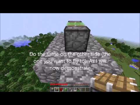 HOW TO MAKE SLIME BLOCK FLYING MACHINES  Minecraft Tut 