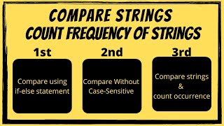 3 Easy Ways to Compare strings | (C++ Tutorial)