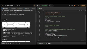 2816  Double a Number Represented as a Linked List | Leetcode Solution