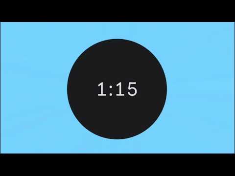 1 Minute 15 Seconds Timer