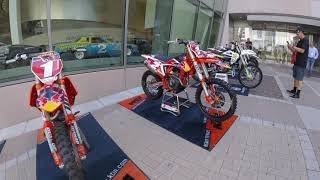 KTM Bike Display at NASCAR Hall of Fame